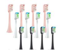 eufeifeiegds 12 cabezales de repuesto for cepillos de dientes eléctricos X3/X3U/X5, cabezales de limpieza de cerdas suaves.(12PCSAll)