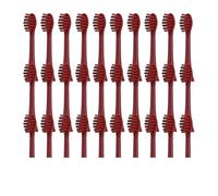 eufeifeiegds 20/50/100 cabezales de cepillo de dientes for boquillas de cerdas de vacío de cabezal de cepillo de dientes eléctrico P7/Y8/SVP/Moon(100Red)