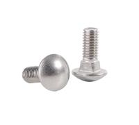 eufeifeiegds 20 piezas DIN603 M6 M8 M10 316 acero inoxidable A4-70 cabeza redonda tornillo de carro cuello cuadrado wefeiegds