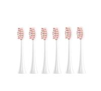 eufeifeiegds 3/6 cabezales de repuesto for cepillo de dientes eléctrico FT7105/FT7106/FT7108/FT7205, boquilla de cerdas for envasado al vacío.(Bianco)