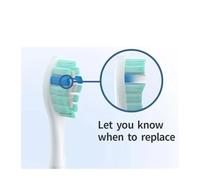 eufeifeiegds 4 cabezales de repuesto blancos for cepillo de dientes compatibles con cabezales de cepillo eléctrico C2 for cepillo de dientes eléctrico con control de placa C2.