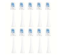 eufeifeiegds 4 cabezales de repuesto for cepillos de dientes eléctricos H-X6064, H-X6930 y H-X6730 con boquillas de cerdas suaves.(10pcs Blue)