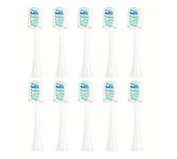 eufeifeiegds 4 cabezales de repuesto for cepillos de dientes eléctricos H-X6064, H-X6930 y H-X6730 con boquillas de cerdas suaves.(10pcs Green)
