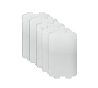 eufeifeiegds 5 piezas de repuesto más gruesas for hornos microondas, láminas de mica de 10,7 x 6,4 cm for tapa de magnetrón y placas de horno microondas.