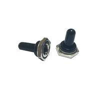 eufeifeiegds 5 tapas de goma impermeables for interruptor de palanca, color negro, M6 x 0,75 mm, for herramientas del hogar, accesorios de 6 mm wefeiegds