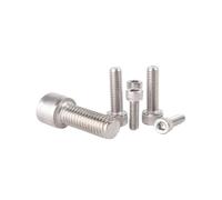 eufeifeiegds 50 Uds 304 tornillo Allen de acero inoxidable con cabezal Conector hexagonal accesorios sujetadores M2 M3 M4 wefeiegds