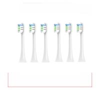eufeifeiegds 6 cabezales de repuesto for cepillo de dientes eléctrico 2S/LBE0611B/LBE0657/LBE203552B/LBT203532A.(Bianco)