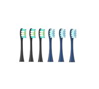 eufeifeiegds 6 cabezales de repuesto for cepillos de dientes eléctricos/X/X PRO/ Z1/ F1/ One/Air 2/SE, cerdas suaves for aspiradora.(Gold)