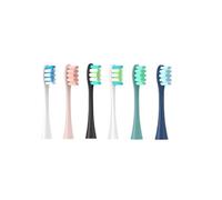eufeifeiegds 6 cabezales de repuesto for cepillos de dientes eléctricos/X/X PRO/ Z1/ F1/ One/Air 2/SE, cerdas suaves for aspiradora.(Multicolor)