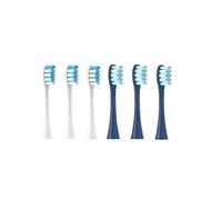 eufeifeiegds 6 cabezales de repuesto for cepillos de dientes eléctricos/X/X PRO/ Z1/ F1/ One/Air 2/SE, cerdas suaves for aspiradora.(Brown)