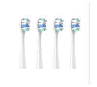 eufeifeiegds Cabezal de cepillo de dientes apto for todos los modelos de cepillos de dientes eléctricos Envasado al vacío independiente(4pcs AngularWhite)