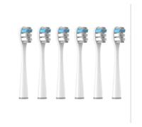 eufeifeiegds Cabezal de cepillo de dientes apto for todos los modelos de cepillos de dientes eléctricos Envasado al vacío independiente(6pcs GrayBlue)