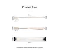 eufeifeiegds Cabezal de cepillo de dientes súper suave, paquete familiar blanco, cepillo de dientes de cerdas suaves for el hogar, cepillo de dientes for viajes, cabezales de cepillo de dientes, cabez