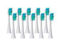 eufeifeiegds Cabezales de cepillo adaptados a las series HX3/HX6/HX8/HX9. Cabezal de cepillo de dientes eléctrico. Boquillas suaves. Envasado al vacío.(6011White)