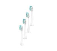 eufeifeiegds Cabezales de cepillo de dientes for cabezales de repuesto, cubierta protectora, cerdas suaves, cabezales de cepillo de dientes eléctrico(White 4pcs)