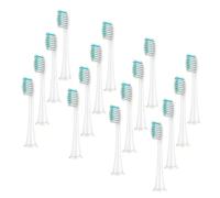 eufeifeiegds Cabezales de cepillo de dientes for cabezales de repuesto, cubierta protectora, cerdas suaves, cabezales de cepillo de dientes eléctrico(White 16pcs)