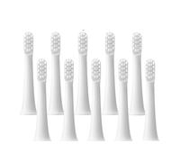 eufeifeiegds Cabezales de cepillo for cepillo de dientes eléctrico T100 (20/50/100 unidades, cerdas suaves, boquillas de repuesto)(10Pcs White)