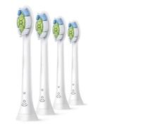 eufeifeiegds Cabezales de repuesto for cepillo de dientes eléctrico HX6064 W2, color blanco y negro, estándar, for limpieza profunda suave, 4-8 unidades por paquete(W2 White 4pcs)