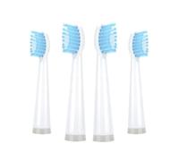 eufeifeiegds Cabezales de repuesto for cepillo de dientes eléctrico M5, cabezales de cepillo suaves, boquilla de cerdas for cepillo de dientes M5, 4-16 piezas(4PCS WHITE)