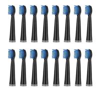 eufeifeiegds Cabezales de repuesto for cepillo de dientes eléctrico M5, cabezales de cepillo suaves, boquilla de cerdas for cepillo de dientes M5, 4-16 piezas(16PCS BLACK)
