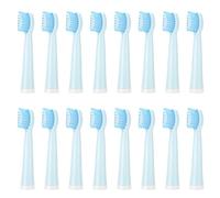 eufeifeiegds Cabezales de repuesto for cepillo de dientes eléctrico M5, cabezales de cepillo suaves, boquilla de cerdas for cepillo de dientes M5, 4-16 piezas(16PCS BLUE)