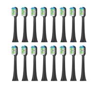 eufeifeiegds Cabezales de repuesto for cepillo de dientes eléctrico S100, S200, S600, S700, S800, S900, S710, S820 y S910 for X100.(16pcs BLACK)