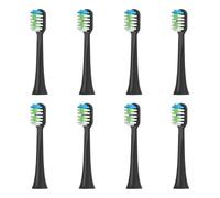 eufeifeiegds Cabezales de repuesto for cepillo de dientes eléctrico S100, S200, S600, S700, S800, S900, S710, S820 y S910 for X100.(8pcs BLACK)