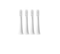 eufeifeiegds Cabezales de repuesto for cepillo de dientes eléctrico T100, paquete de vacío, cerdas suaves, boquillas adecuadas(4White)
