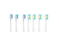 eufeifeiegds Cabezales de repuesto for cepillo de dientes eléctrico/X/X PRO/ Z1/ F1/ One/Air 2/SE con cerdas suaves al vacío (7 unidades)(3Blue 4Wgreen)