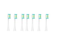 eufeifeiegds Cabezales de repuesto for cepillo de dientes eléctrico/X/X PRO/ Z1/ F1/ One/Air 2/SE con cerdas suaves al vacío (7 unidades)(7pcs Wgreen)