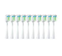 eufeifeiegds Cabezales de repuesto for cepillo de dientes eléctrico X3, X5, V1 y X3U (5-10 unidades)(10 white)