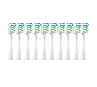 eufeifeiegds Cabezales de repuesto for cepillo de dientes eléctrico X3, X5, V1 y X3U (5-10 unidades)(10 white)