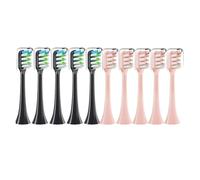 eufeifeiegds Cabezales de repuesto for cepillo de dientes eléctrico X3, X5, V1 y X3U (5-10 unidades)(5black 5pink)