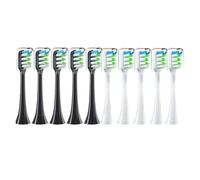 eufeifeiegds Cabezales de repuesto for cepillo de dientes eléctrico X3, X5, V1 y X3U (5-10 unidades)(5white 5black)