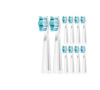 eufeifeiegds Cabezales de repuesto for cepillo de dientes eléctrico y productos for el cuidado dental. Dientes blancos. 5/10/20 unidades.(10pcs white)