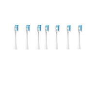 eufeifeiegds Cabezales de repuesto for cepillo de dientes Flow/X/X PRO/Z1/F1/One/Air 2/SE, cerdas suaves de vacío, 7 unidades(Brown)