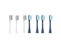 eufeifeiegds Cabezales de repuesto for cepillo de dientes Flow/X/X PRO/Z1/F1/One/Air 2/SE, cerdas suaves de vacío, 7 unidades(Gris)