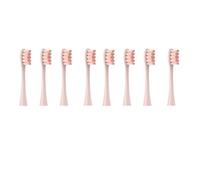 eufeifeiegds Cabezales de repuesto for cepillos de dientes eléctricos compatibles con todos los modelos X PRO, X, Z1, F1, One y Air.(8pcs pink)