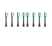 eufeifeiegds Cabezales de repuesto for cepillos de dientes eléctricos compatibles con todos los modelos X PRO, X, Z1, F1, One y Air.(8pcs black)