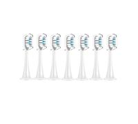 eufeifeiegds Cabezales de repuesto for cepillos de dientes eléctricos T300/T500/T700 con tapas, paquete sellado, cabezales suaves.(7White)