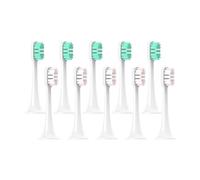 eufeifeiegds Cabezales de repuesto for cepillos de dientes eléctricos T300/T500/T700 con tapas, paquete sellado y cabezales suaves.(5Green5Pink)