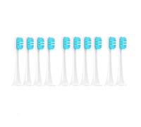 eufeifeiegds Cabezales de repuesto for cepillos de dientes eléctricos T300/T500/T700 con tapas, paquete sellado y cabezales suaves.(10Blue)