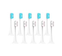 eufeifeiegds Cabezales de repuesto for cepillos de dientes eléctricos T300/T500/T700 con tapas, paquete sellado y cabezales suaves.(5Blue5Pink)