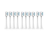 eufeifeiegds Cabezales de repuesto for cepillos de dientes eléctricos T300/T500/T700 con tapas, paquete sellado y cabezales suaves.(10White)