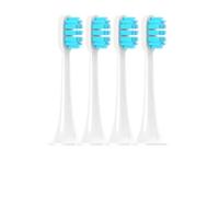 eufeifeiegds Cabezales de repuesto for cepillos de dientes eléctricos T300/T500/T700 con tapas, paquete sellado y cabezales suaves.(4Blue)