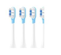 eufeifeiegds Cabezales de repuesto for cepillos de dientes eléctricos T301/T302/T501, con boquillas de cerdas y envasado al vacío.(4 pcs BJ white)