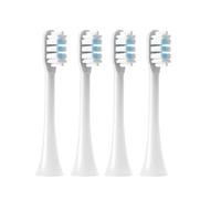 eufeifeiegds Cabezales de repuesto for cepillos de dientes eléctricos T301/T302/T501, con boquillas de cerdas y envasado al vacío.(4 pcs white)