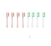 eufeifeiegds Cabezales de repuesto for cepillos de dientes eléctricos/X/X PRO/ Z1/ F1/ One/Air 2/SE, cerdas suaves y de vacío.(Yellow)