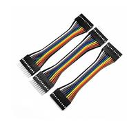 eufeifeiegds Cable de puente de doble fila de 5 piezas, 2 x 2/3/4/5/6/7/8/9/10 pines, macho y hembra, 2,54 mm(Female to Female,Length 10CM,2X8Pin)