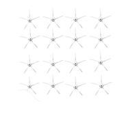 eufeifeiegds Cepillo lateral de 5 brazos for aspiradora robot 1 / 1S / S4 S5 S6 S7 T7, repuestos lavables de nailon blanco. wefeiegds(16 Pcs)